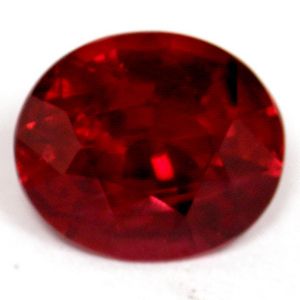 Rubin 2,10 ct, czerwony, szlif owalny