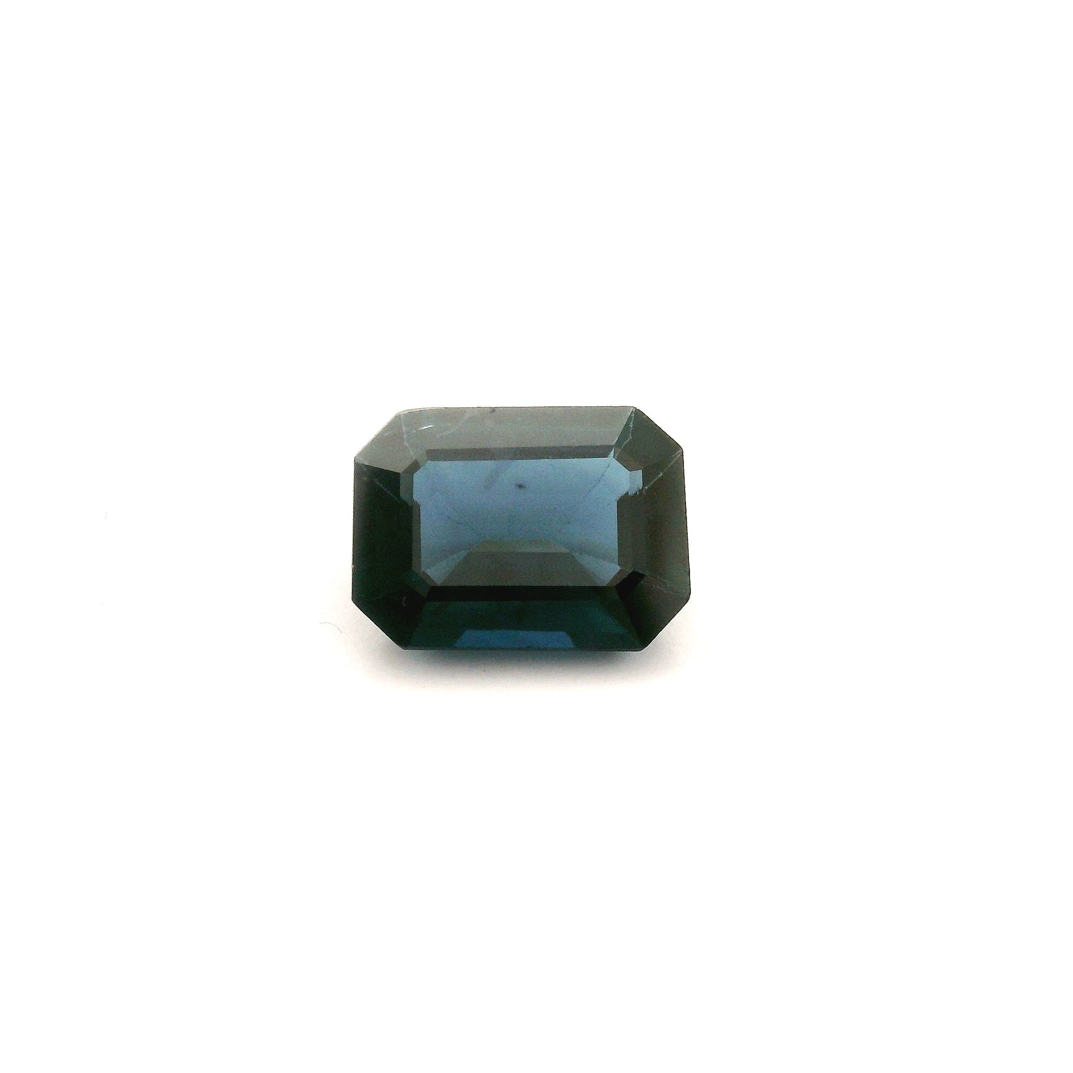 SAPPHIRE STEP 2.2ct BLUE Intense EC AUSTRALIA HEATED