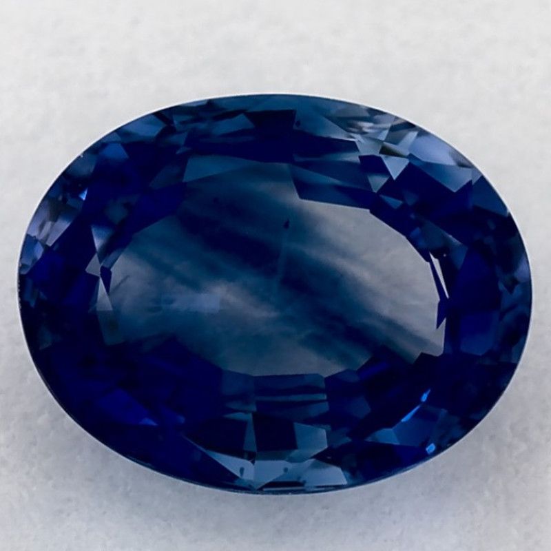 Szafir 1,05 ct, niebieski, szlif owalny