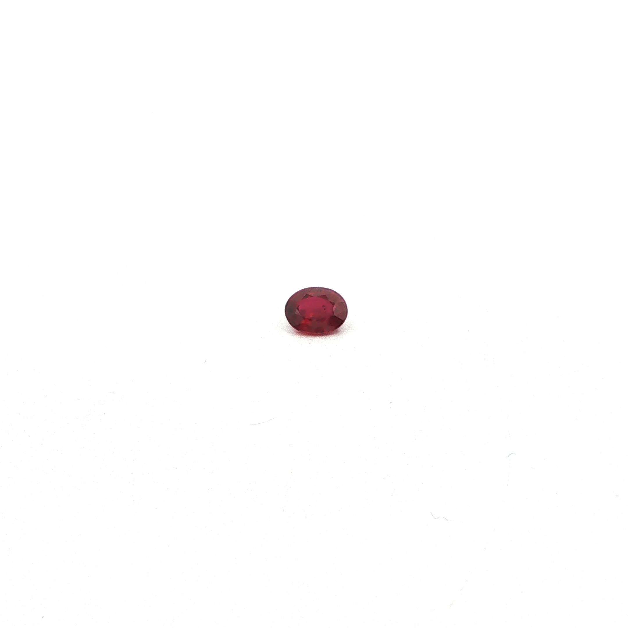 0.39 ct Oval ruby