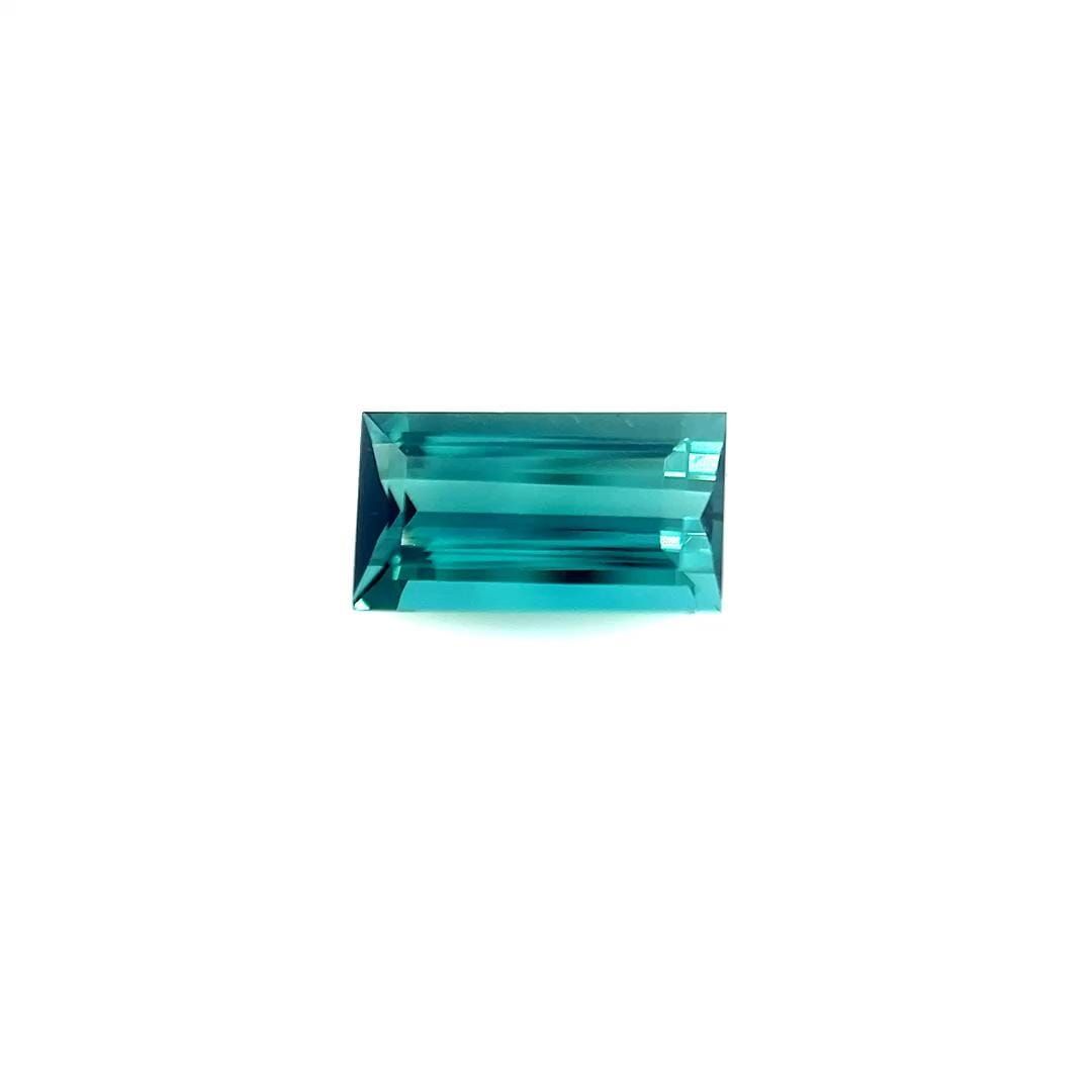 Turmalin 1,31 ct, niebieski, szlif bagietka