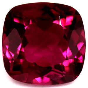 Turmalin 2,35 ct, różowy, szlif cushion