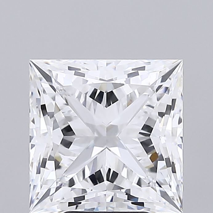 6.08 carat d VVS2 EX Cut GIA princess diamond