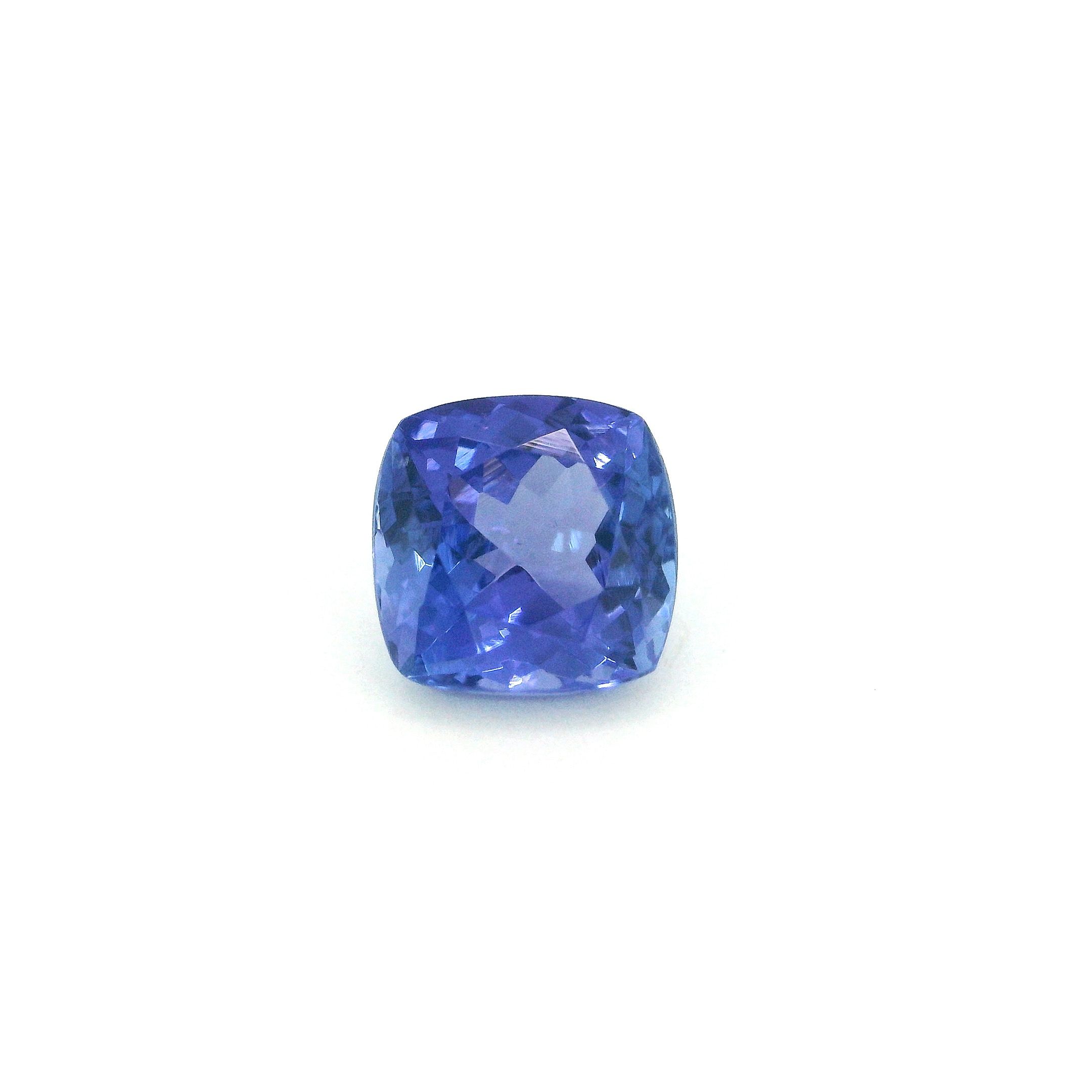 Tanzanit 1,95 ct, fioletowy, szlif cushion