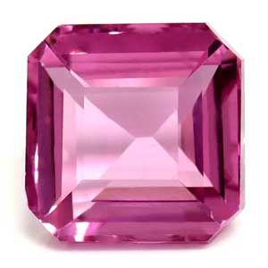 Spinel 1,57 ct, różowy, szlif szmaragdowy