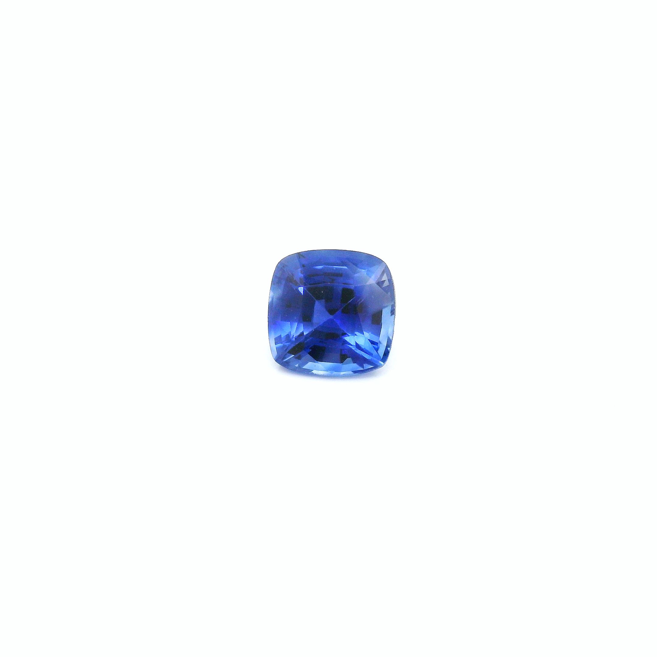 0.64 ct Cushion Sapphire