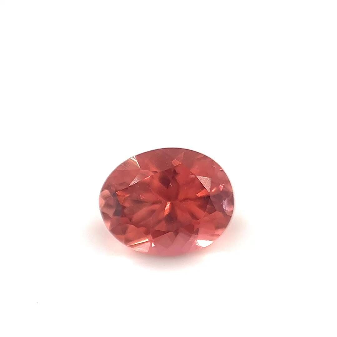 Turmalin 1,30 ct, różowy, szlif owalny