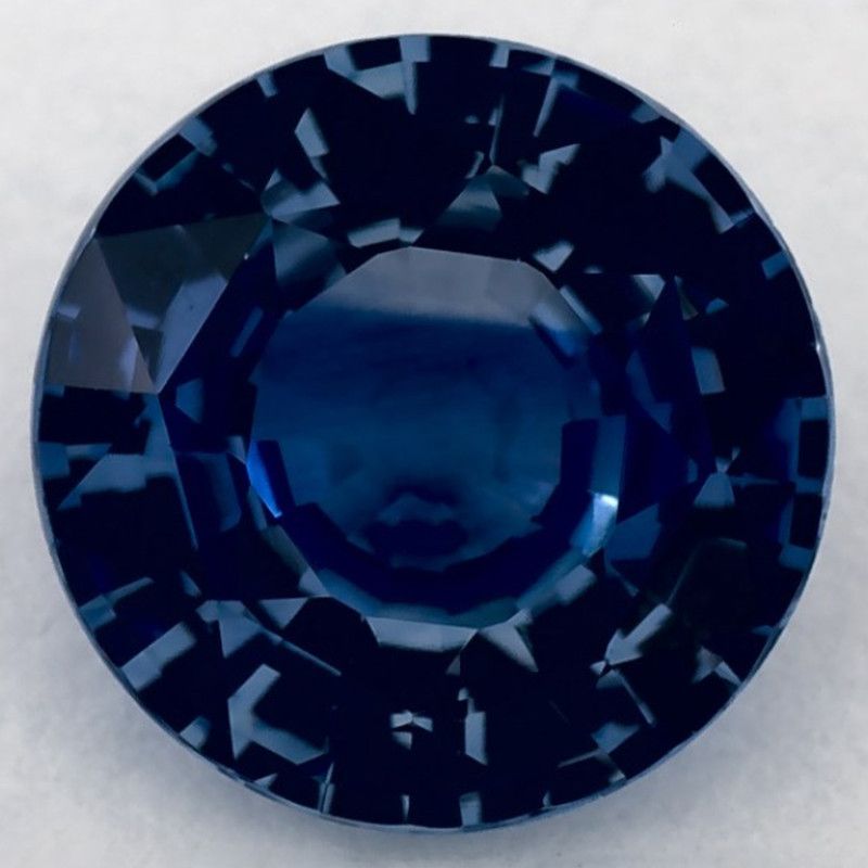 Szafir 2,69 ct, niebieski, szlif okrągły