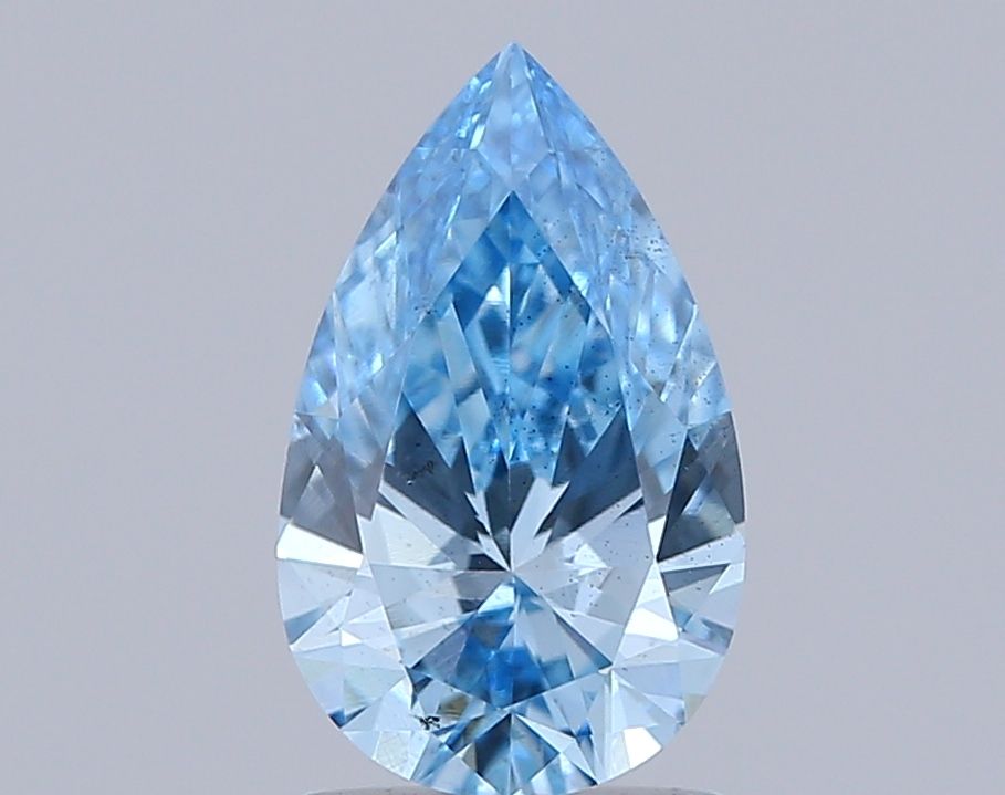 1.22 CT Fancy Vivid Blue PEAR