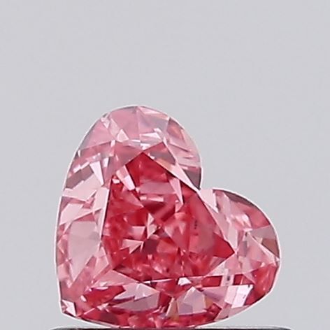 0.51 CT Fancy Vivid Pink HEART