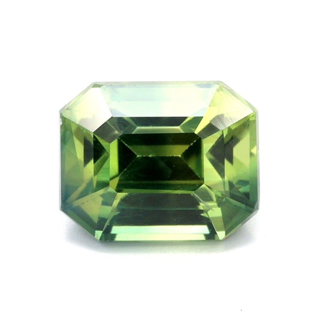 Szafir 1,64 ct, wielobarwny, szlif szmaragdowy