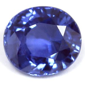 Szafir 1,29 ct, niebieski, szlif owalny