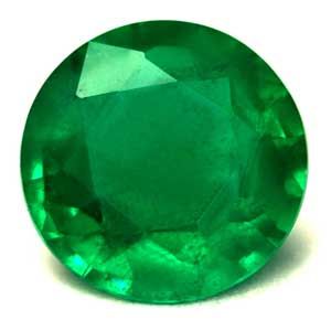 Szmaragd 1,92 ct, zielony, szlif okrągły