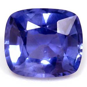 Szafir 1,47 ct, niebieski, szlif cushion