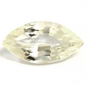 SAPPHIRE FACETED 1.68ct WHITE Snow White EC SRILANKA NONE