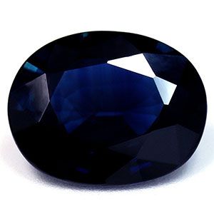 Szafir 4,11 ct, niebieski, szlif owalny