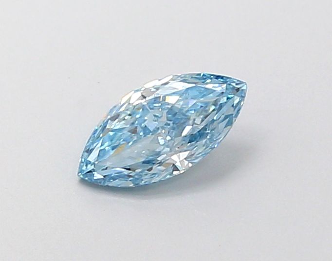 0.39 CT Fancy Vivid Blue MARQUISE