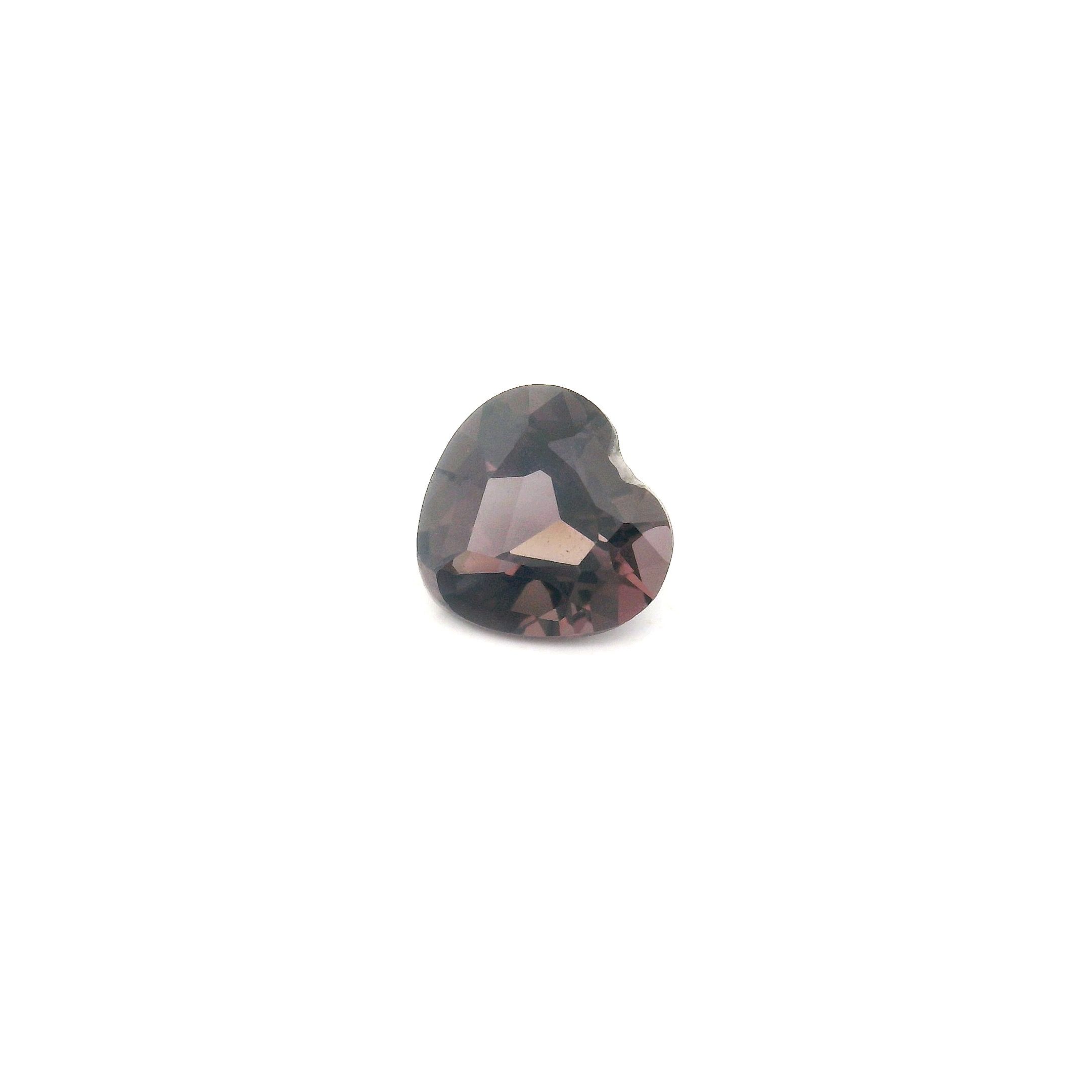 Spinel 1,14 ct, purpurowy, szlif serce