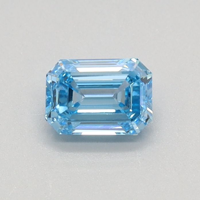 0.37 CT Fancy Intense Blue EMERALD