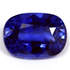 Szafir 1,62 ct, niebieski, szlif cushion
