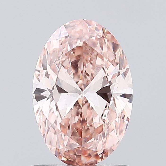 1.03 CT Fancy Intense Brownish Pink OVAL