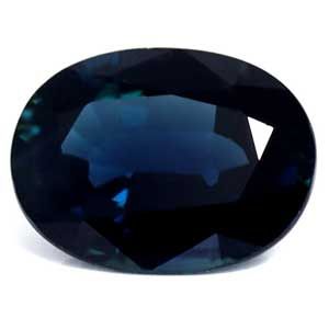 Szafir 2,24 ct, niebieski, szlif owalny