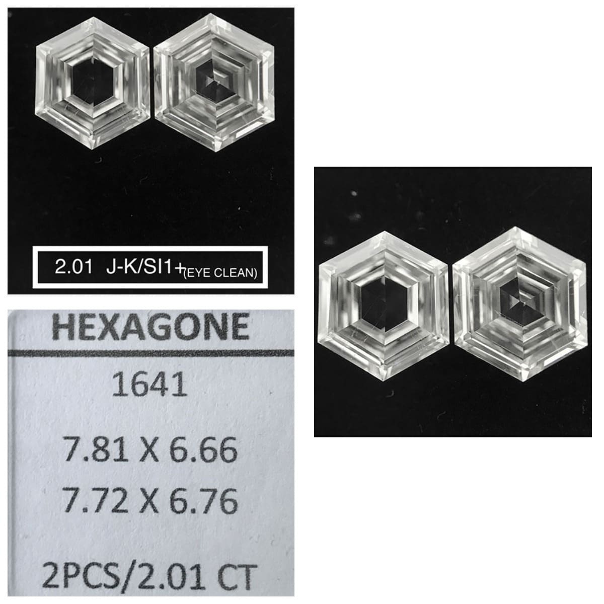 Prírodný diamant hexagonal,...