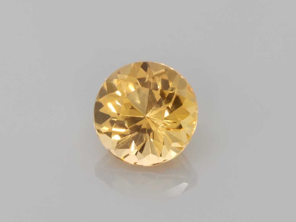 Topaz 1,12 ct, żółty, szlif okrągły
