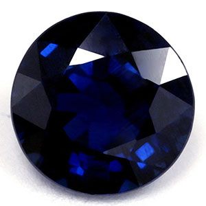 SAPPHIRE FACETED 1.88ct BLUE Deep Blue SI MADAGASCAR HEATED