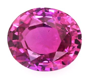 Szafir 2,04 ct, różowy, szlif owalny