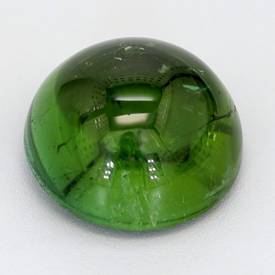 Turmalin 1,69 ct, zielony, kaboszon
