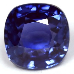 Szafir 1,59 ct, niebieski, szlif cushion