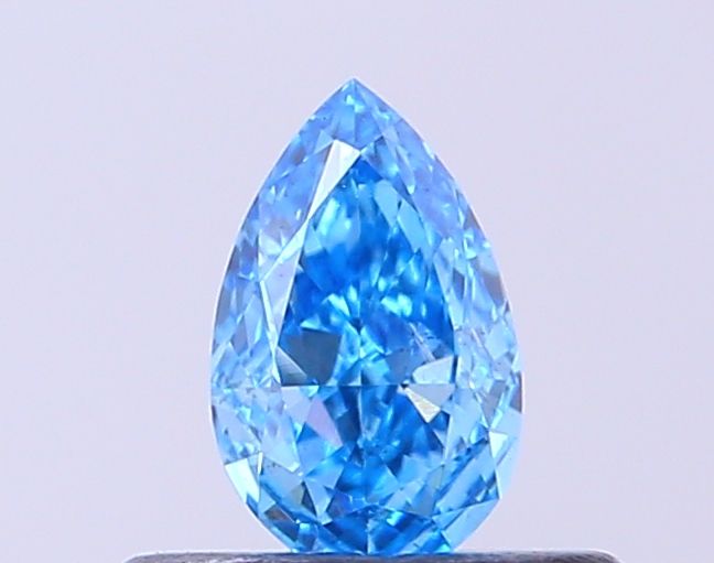 0.31 CT Fancy Vivid Blue PEAR