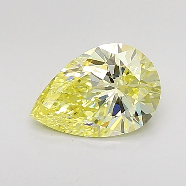 1.0 CT Fancy Yellow PEAR
