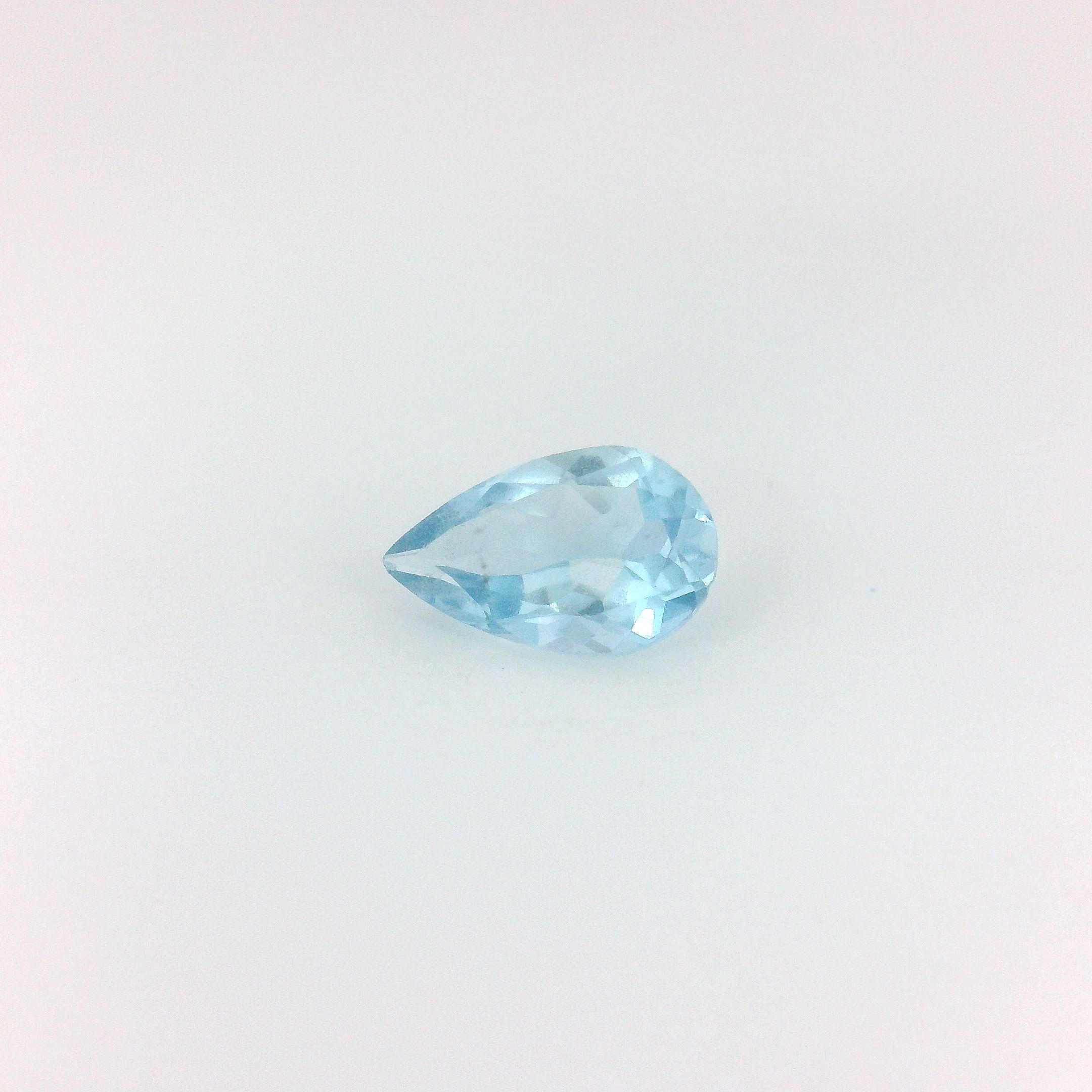 0.63 ct Pear aquamarine