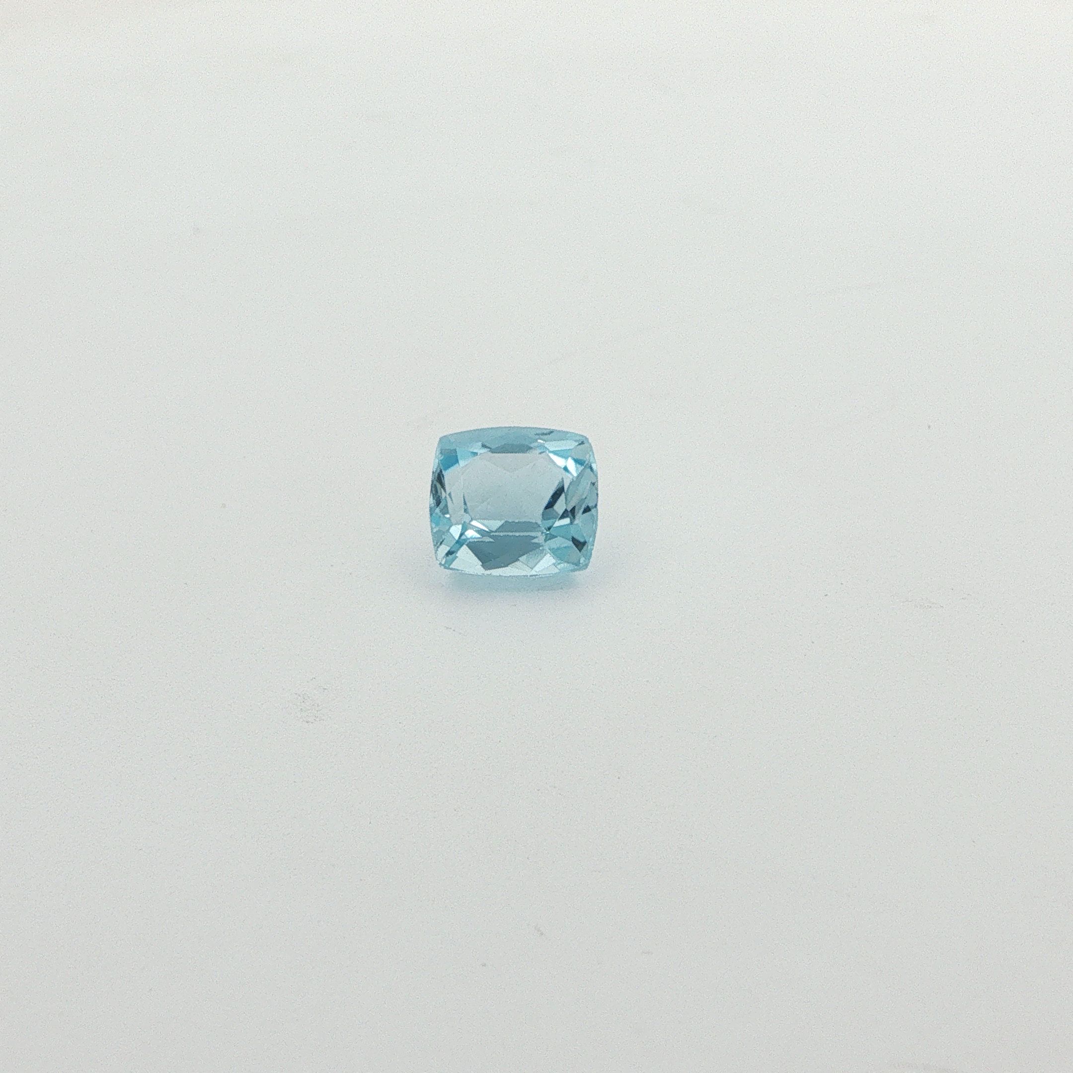 1.86 ct Cushion aquamarine