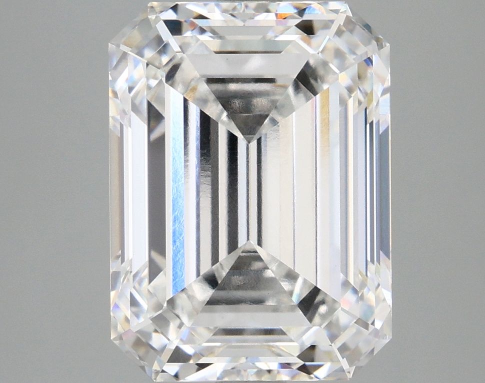Diamant Émeraude 5.10 ct - Couleur D - Pureté VVS2