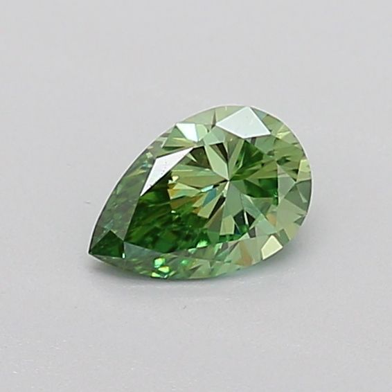 0.31 CT Fancy Intense Green PEAR
