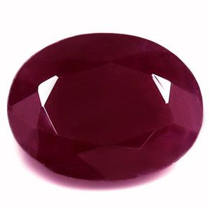 Rubin 1,78 ct, czerwony, szlif owalny