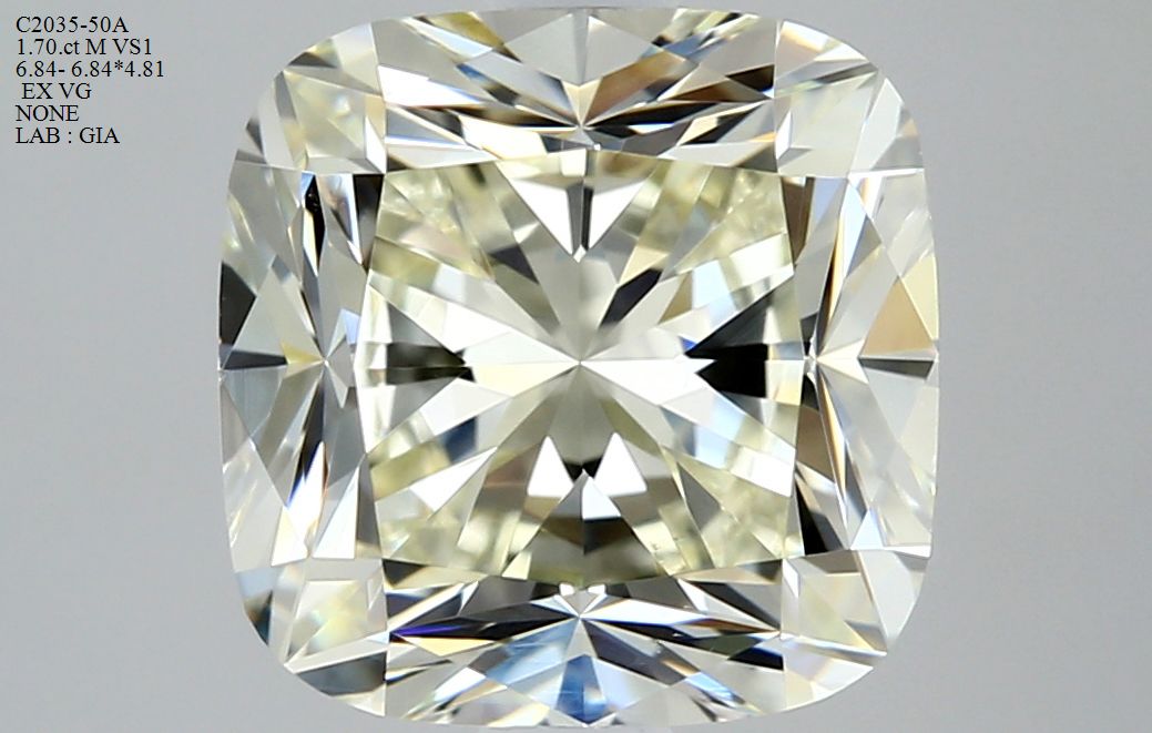 Prírodný diamant cushion,...