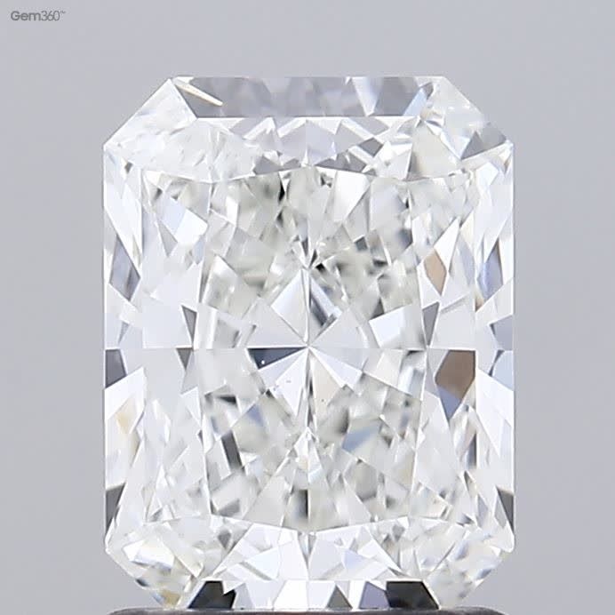 Diamant Radiant 1.22 ct - Couleur H - Pureté VS1