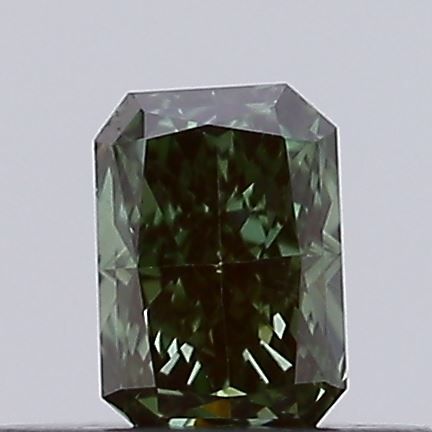 0.19 CT Fancy Deep Green RADIANT