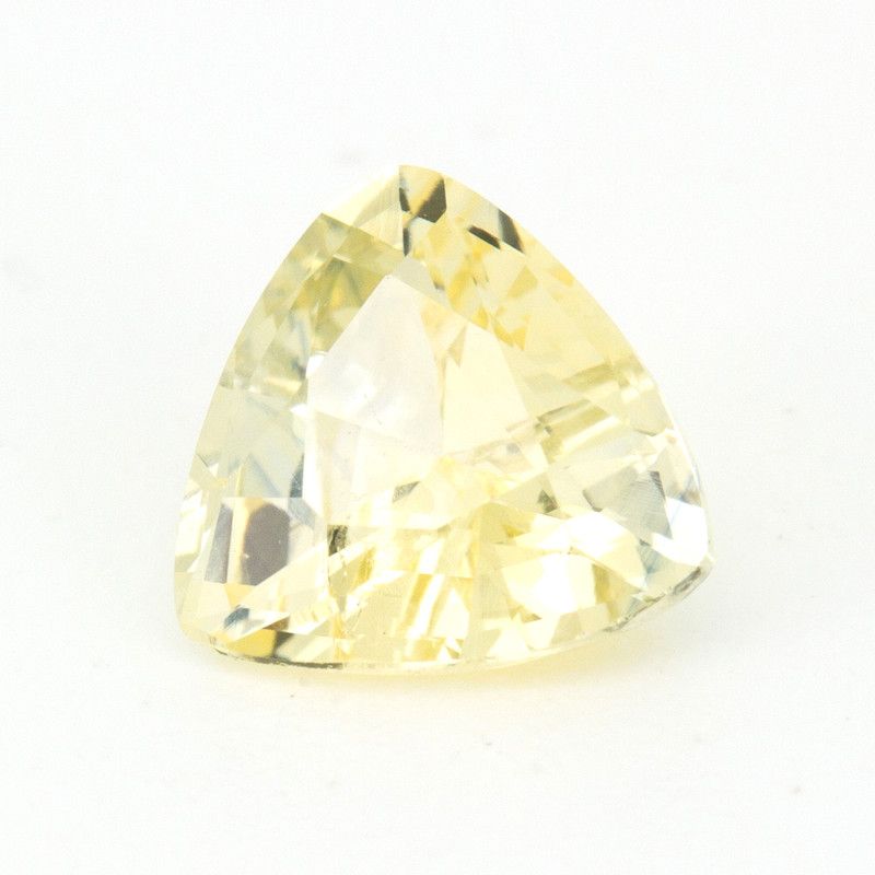 Szafir 1,20 ct, żółty, szlif trilliant