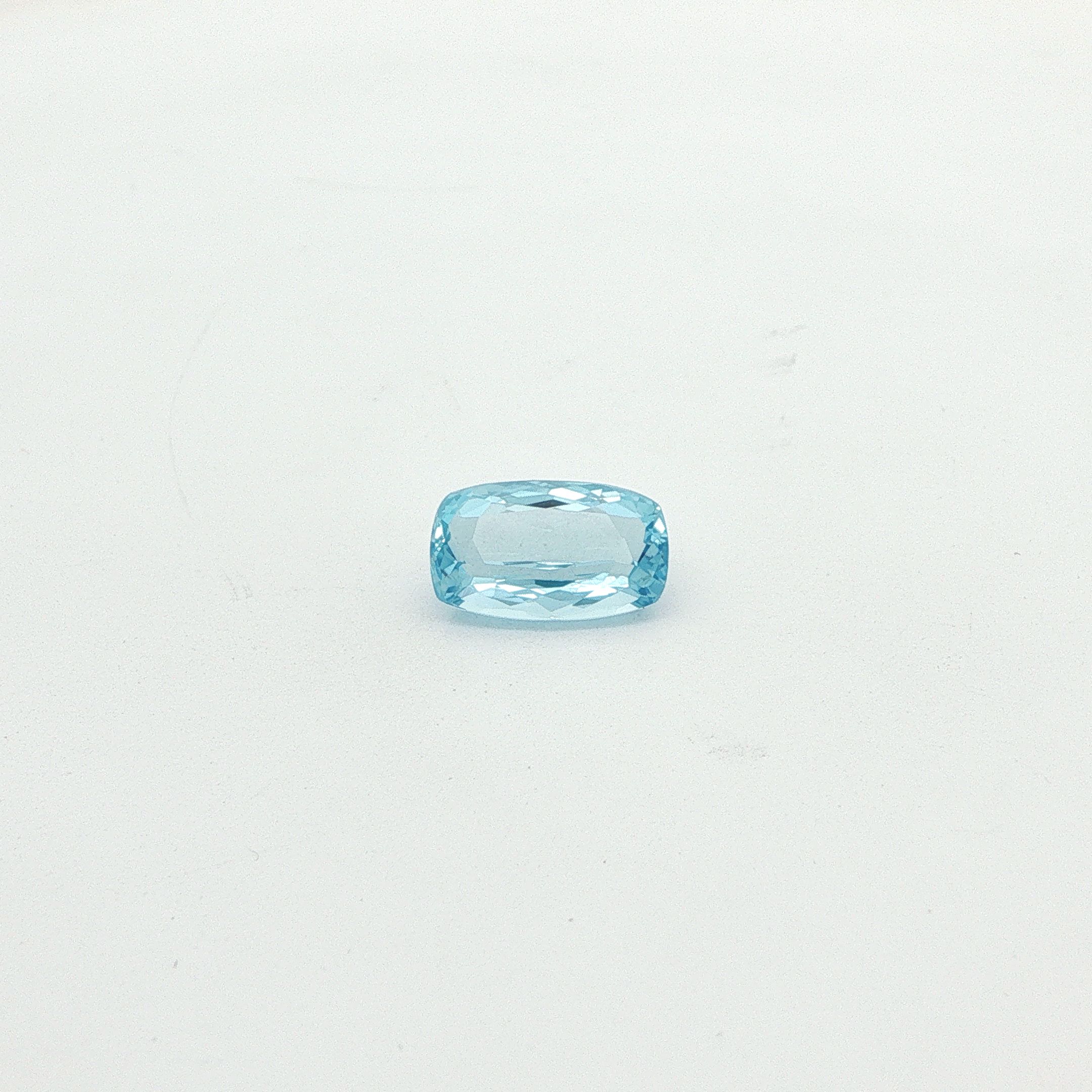 2.14 ct Cushion aquamarine