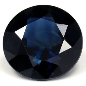 SAPPHIRE FACETED 0.9ct BLUE Deep Blue EC MADAGASCAR NONE