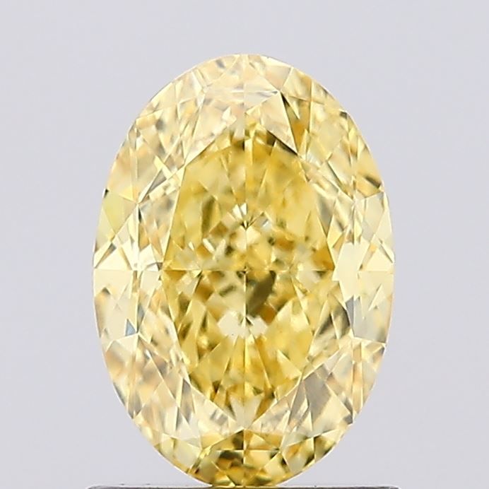 1.24 CT Fancy Vivid Yellow OVAL