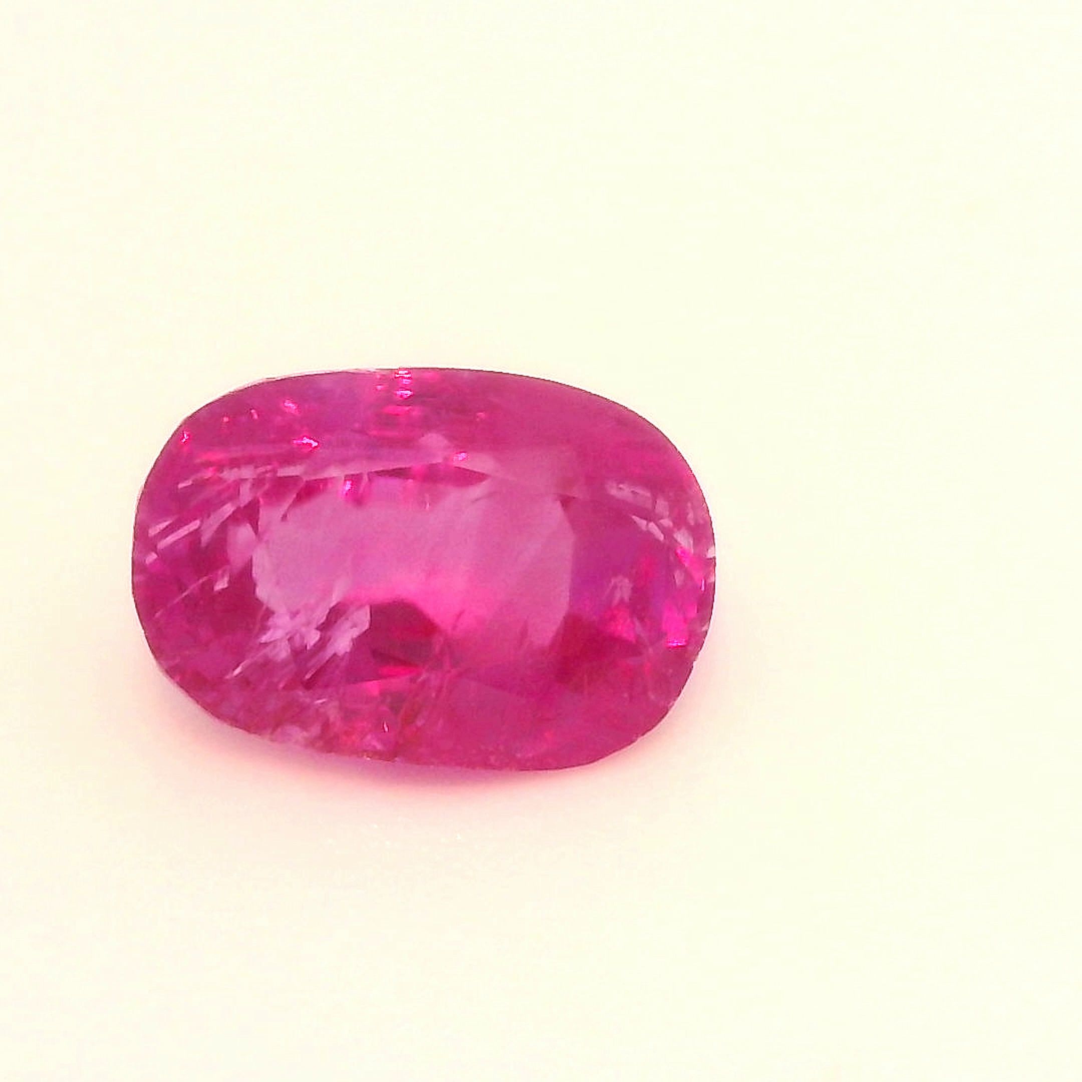 Rubin 1,19 ct, czerwony, szlif owalny