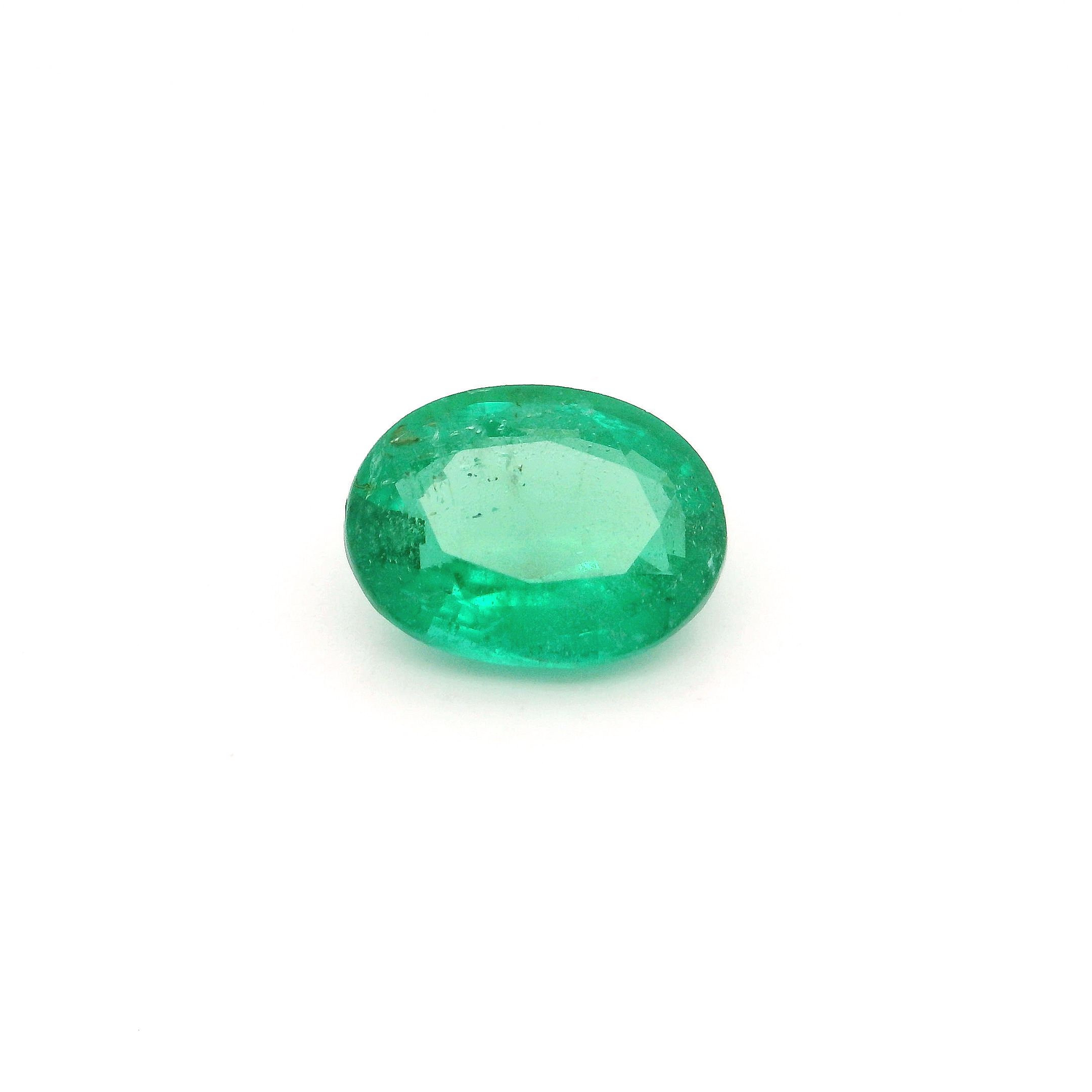 2.56 ct Oval Emerald