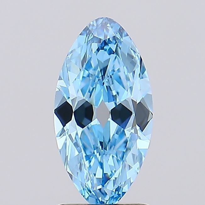 1.02 CT Fancy Intense Blue MARQUISE