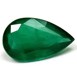 Szmaragd 2,61 ct, zielony, szlif gruszka